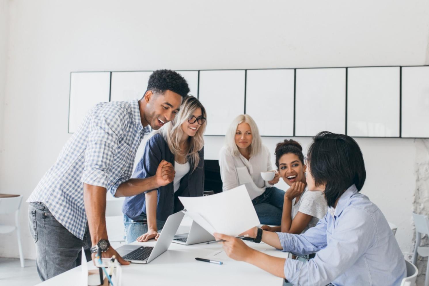Analyse financière en cours lors d'une formation